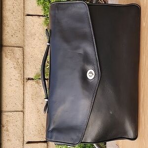 Vintage Coach Leather Messenger Bag Briefcase F06457
